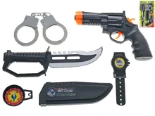 SWAT set s pistolí a 6 doplňky