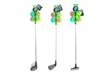 Golfová sada hůl 60 cm a 4 míčky - mix motivů