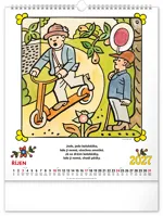 Nástěnný kalendář 2027 Notique Josef Lada – Říkadla, 30 x 34 cm (10)