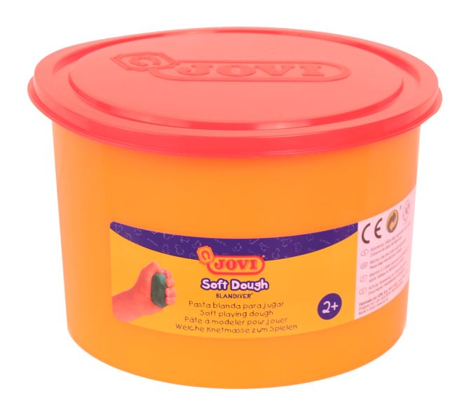Levně Modelovací hmota JOVI BLANDIVER 460g - neonová červená