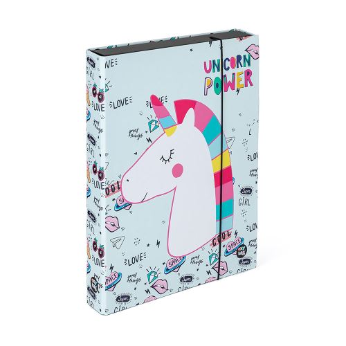 Box na sešity A4 Jumbo KARTON P+P - Unicorn Iconic