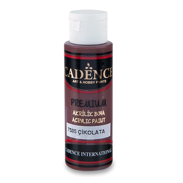 Levně Akrylová barva CADENCE PREMIUM, 70ml - čokoládová (chocolatte)