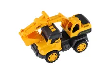 Stavební nákladní auto 13 cm na setrvačník - mix motivů (12)