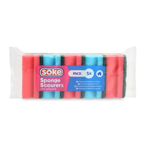 Houbička na nádobí Söke, tvarovaná 5ks