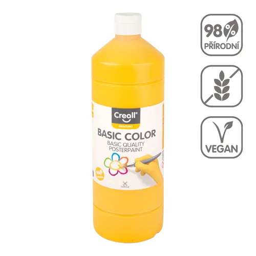 Temperová barva CREALL 1000ml - tmavě žlutá