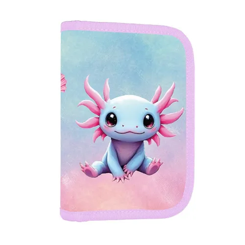 Školní penál 1-patrový prázdný Karton P+P Axolotl