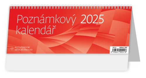 Stolní kalendář 2025 Helma - Poznámkový OFFICE