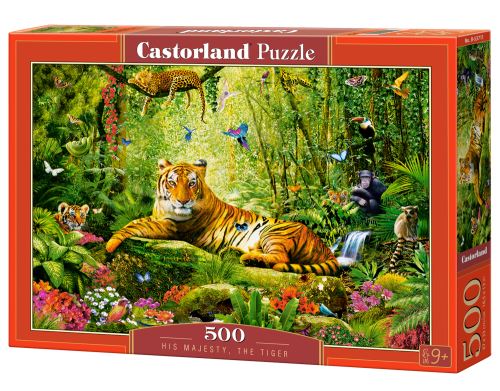 Puzzle Castorland 500 dílků - Tygří veličenstvo
