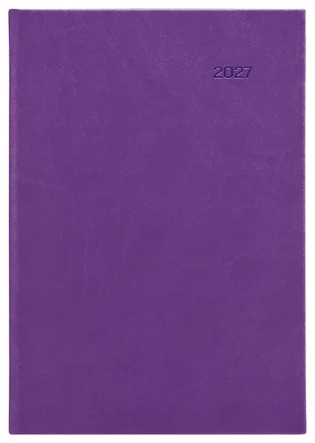 Týdenní diář 2027 Graspo A5 Viva fialový