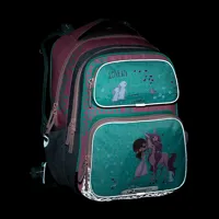 Školní batohový set 3-dílný Bagmaster Dopi 23 B Jednorožec + gumovací pero Pilot Frixion (19)