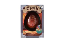 Vejce líhnoucí a rostoucí drak plast 5,5x4,5cm 2 barvy v krabičce 8x11cm 12 ks v boxu (2)