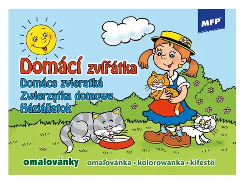 Omalovánky A5 MFP - Domácí zvířátka
