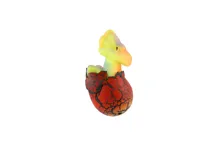 Vejce líhnoucí a rostoucí drak plast 5,5x4,5cm 2 barvy v krabičce 8x11cm 12 ks v boxu (10)
