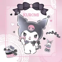 Nástěnný kalendář poznámkový 2027 Notique Kuromi, 30 x 30 cm (10)
