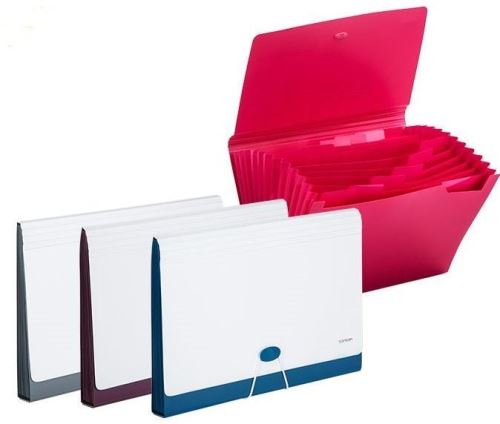 Box na dokumenty A4 Expanding File-Blanco, 13 kapes - morušová
