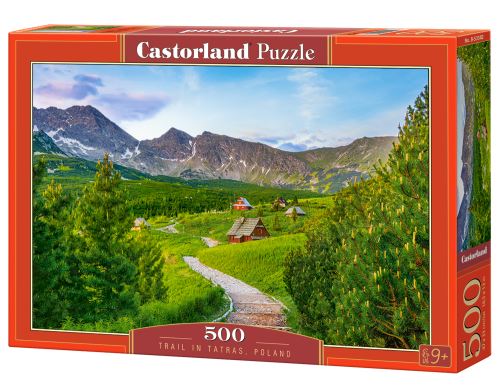 Puzzle Castorland 500 dílků - Stezky v Tatrách, Polsko