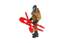 Figurka hasič plast 10cm s doplňky mix druhů na kartě 15,5x25,5x4cm (6)