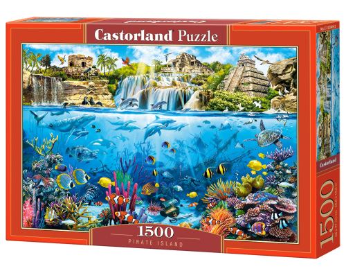 Puzzle Castorland 1500 dílků - Pirátský ostrov