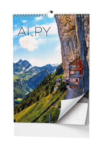 Nástěnný kalendář 2025 Baloušek - Alpy