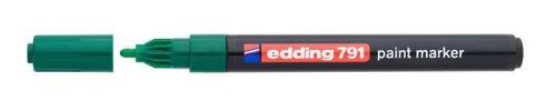Lakový popisovač EDDING 791, 1-2mm - zelený