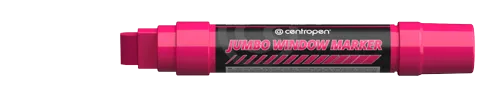 Značkovač křídový Centropen Jumbo Window 9120 - růžový