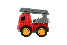 Stavební nákladní auto 9 cm na setrvačník - mix motivů (12)