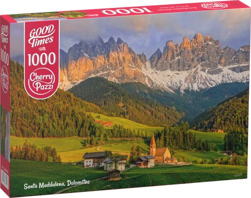 Puzzle Cherry Pazzi 1000 dílků - Santa Maddalena, Dolomity