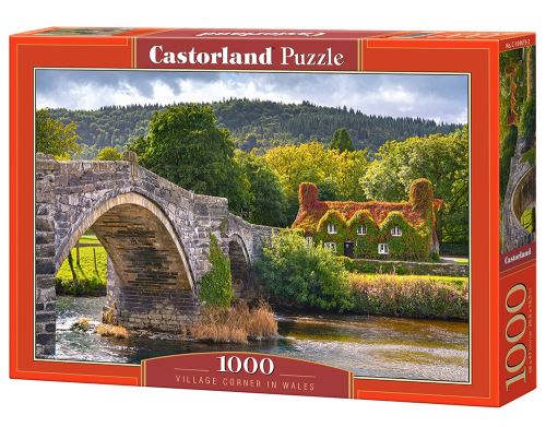 Puzzle Castorland 1000 dílků - Dům u řeky, Wales