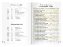 Denní diář 2027 MFP A5 Lamino hnědo-krémový zvířecí vzor (2)
