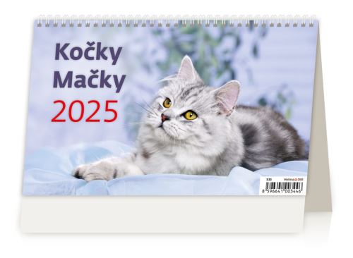 Stolní kalendář 2025 Helma - Kočky