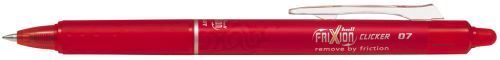 Přepisovatelný roller Pilot Frixion Ball Clicker, střední hrot M 0,7mm - červená