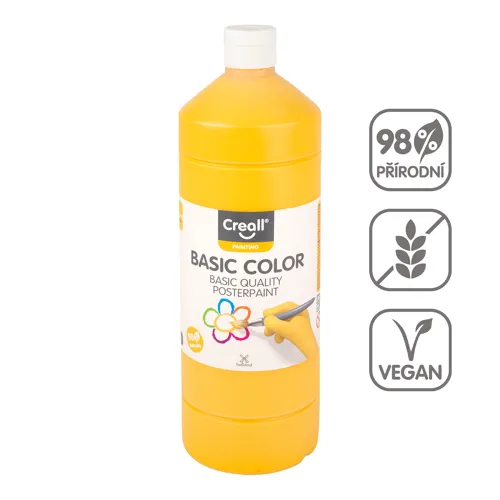 Temperová barva Creall, 500 ml, tmavě žlutá