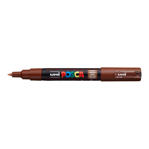 Dekorační popisovač Posca PC-1M, hnědá (21), 0,7 - 1,0 mm