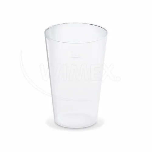 Kelímek krystal PS Ø86mm 0,4L, 50 ks