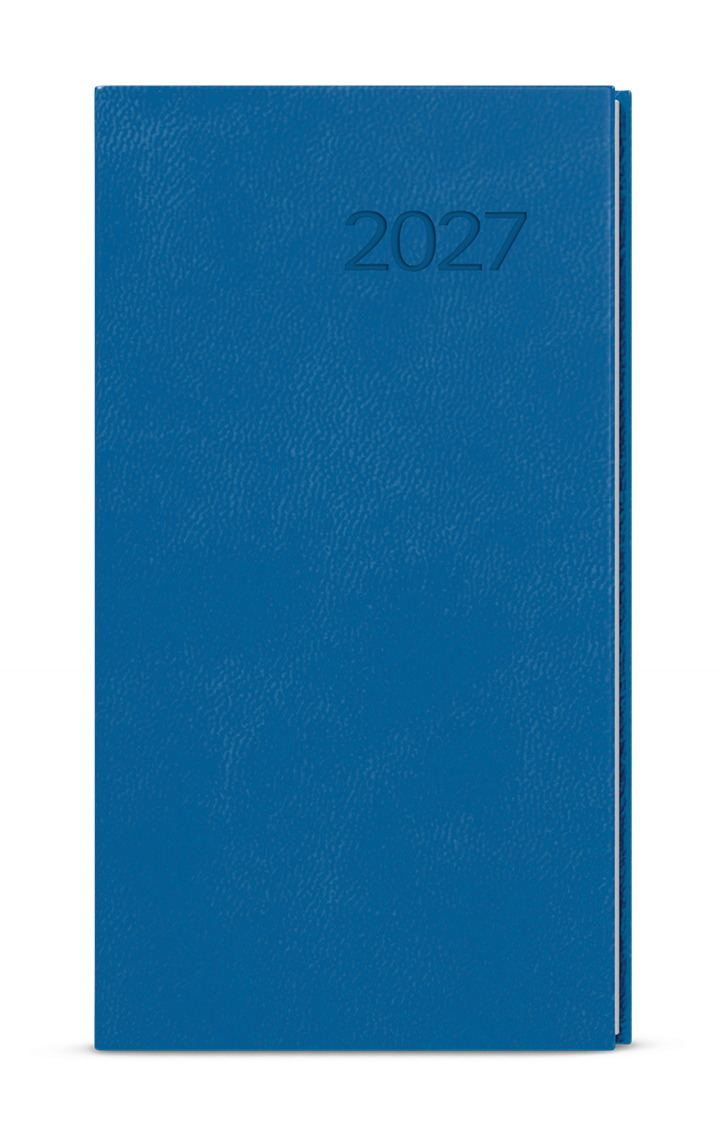 Levně Týdenní diář 2027 Baloušek Jakub Vivella kapesní jasně modrá
