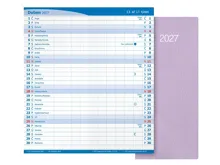 Měsíční diář 2027 MFP Paper M101 PVC pastelově fialový