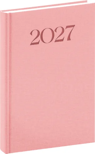 Denní diář 2027 Notique A5 Biella růžový