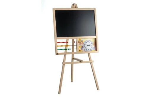Stojanová tabule dřevěná s počítadlem 45 × 89 cm