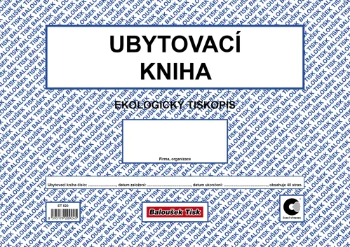 Ubytovací kniha