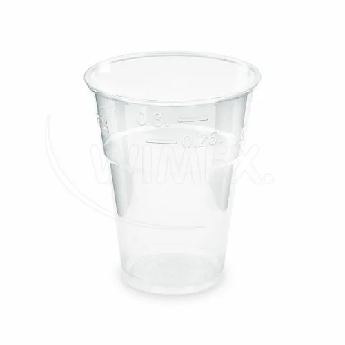 Kelímek (PLA) průhledný Ø 84 mm 0,3 l, 50 ks