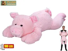 Plyšové prase Plush Friends ležící 100 cm