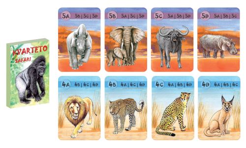 Karty Kvarteto - Safari