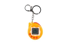 Zvířátko elektronické přívěsek plast 5x6cm na bat. 4 barvy se zvukem na kartě 12ks v boxu (8)