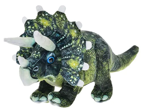 Plyšový triceratops stojící 38 cm