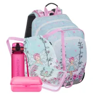 Školní batohový set 5-dílný Bagmaster Alfa 25 A Víla