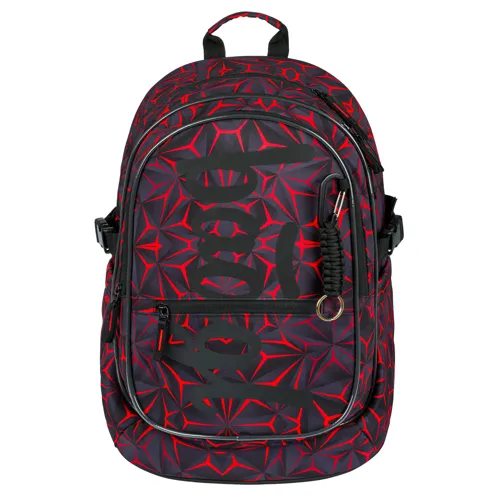 Školní batoh Baagl Core Red Polygon