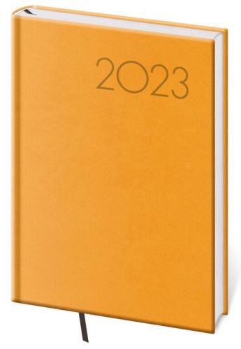 Denní diář A5 Helma 2023 - Print žlutý